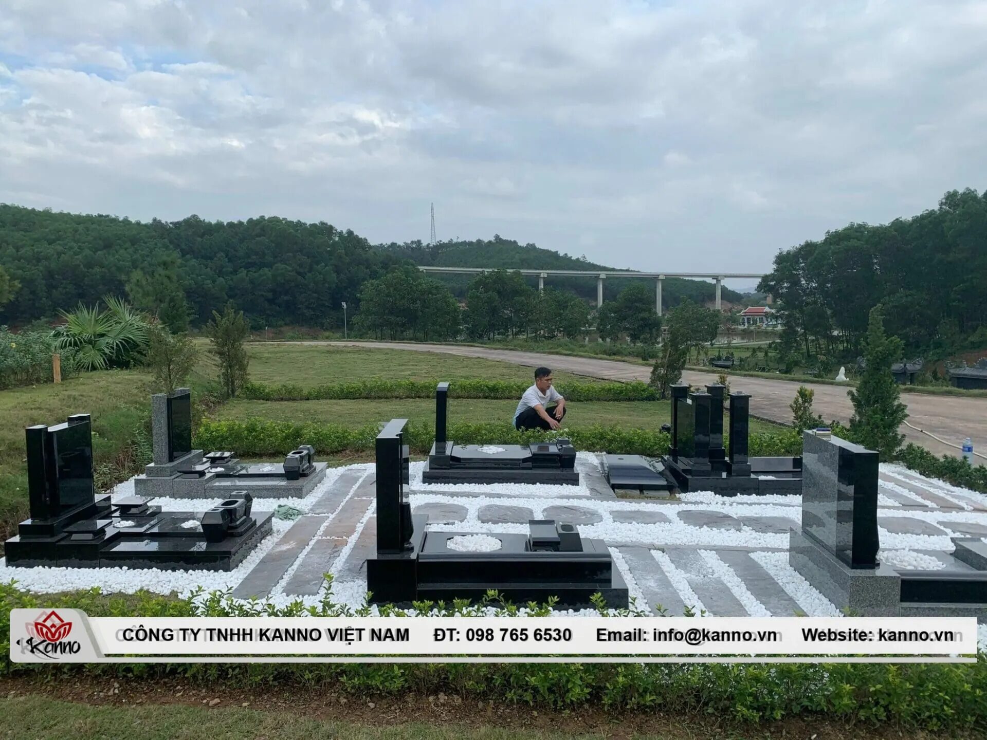 Showroom Công ty Kanno Việt Nam đặt tại Công viên nghĩa trang Hương An Viên – Huế năm 2023