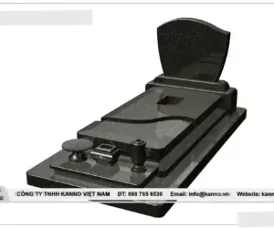 Hình ảnh Mộ đá hoa cương nguyên khối dành cho thổ táng - TT3 - Kanno Việt Nam