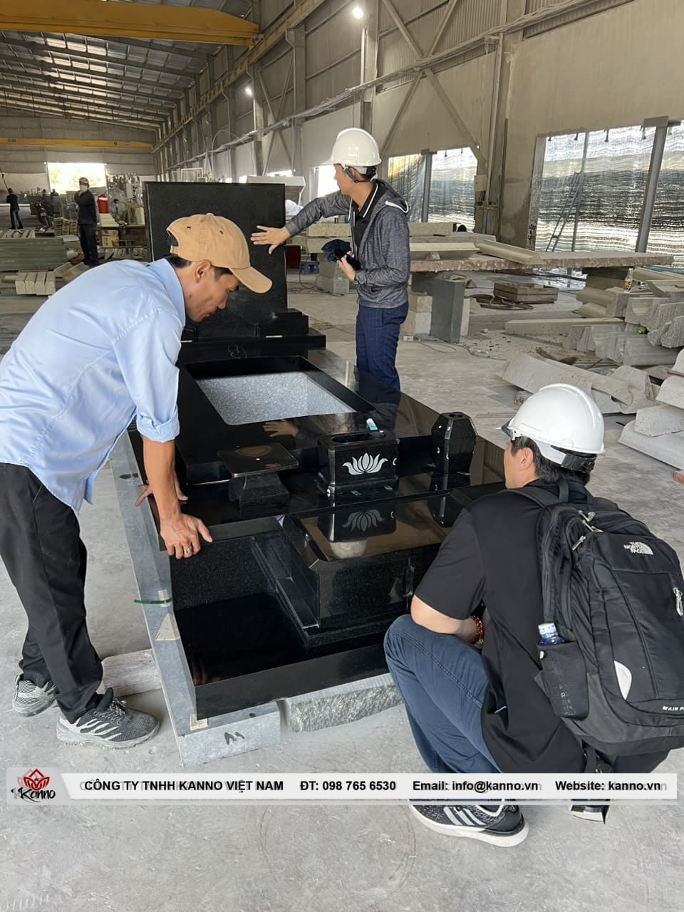 Custom granite fabrication at KANNO