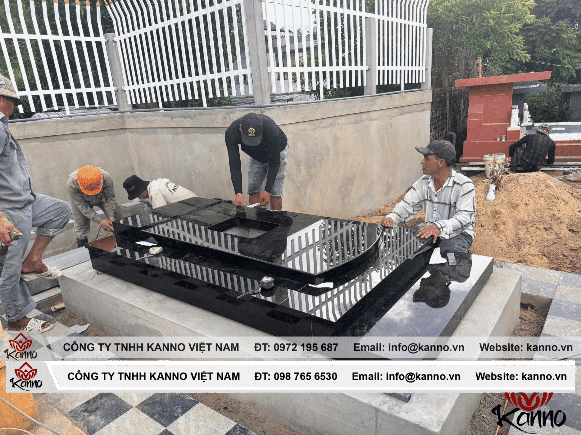 Công trình từ xưởng chế tác mộ đá granite KANNO