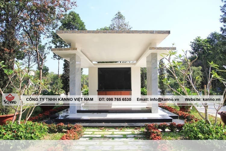 Những mẫu nhà mồ được kết hợp giữa nét đẹp truyền thống thiết kế hiện đại hiện nay