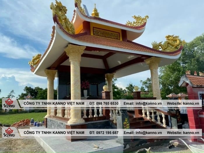 Hình ảnh nhà mồ kiểu truyền thống phổ biến thường thấy