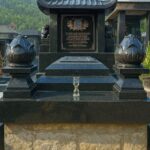 Thiết kế mộ granite phong cách truyền thống sang trọng