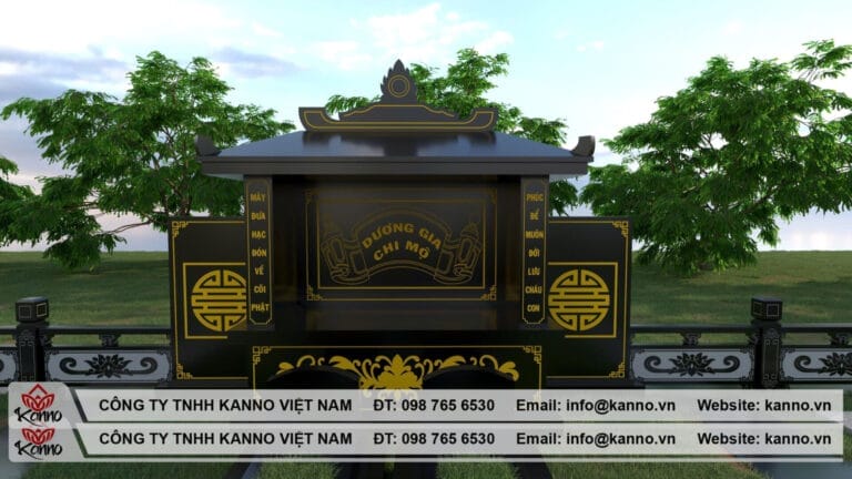 Hình ảnh Thiết kế lăng mộ gia đình - Kanno Việt Nam