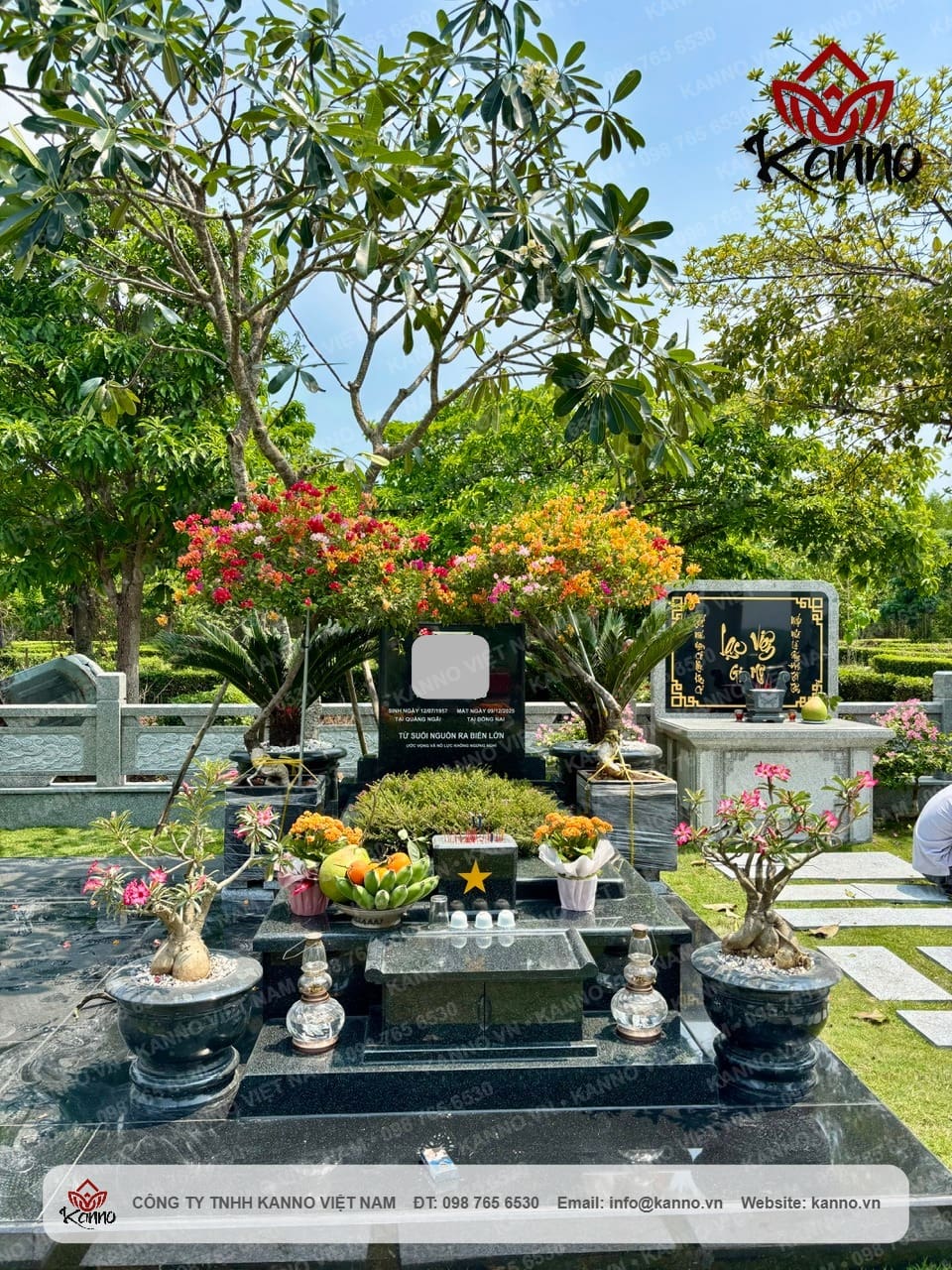 Mộ đá granite tại Đồng Nai hoàn thiện thực tế – Công trình vừa bàn giao mộ đá granite tại Đồng Nai Mộ đá granite tại Đồng Nai - Kanno Việt Nam