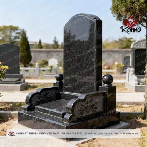 Hình ảnh Mộ đá granite bia đứng tân cổ điển - KN04 - Kanno Việt Nam