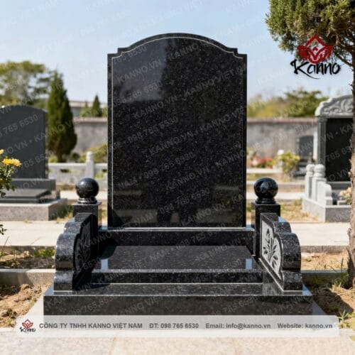 Hình ảnh Mộ đá granite bia đứng tân cổ điển - KN04 - Kanno Việt Nam