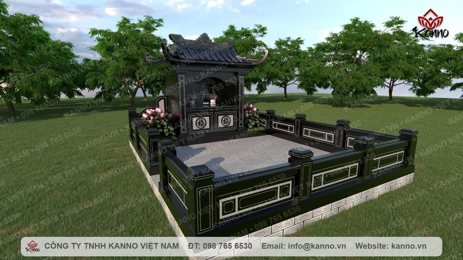 Lăng mộ gia tộc diện tích nhỏ - Đá granite cao cấp lăng mộ gia tộc diện tích nhỏ Lăng mộ gia tộc diện tích nhỏ đá granite cao cấp