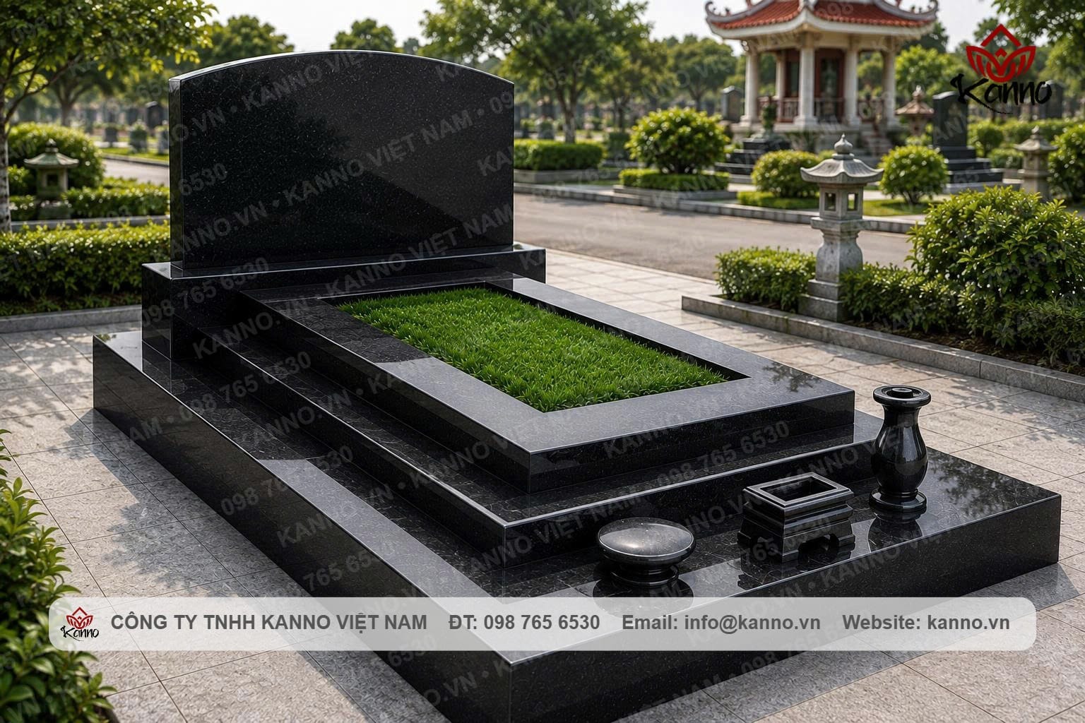Kích Thước Mộ Đá Đơn: Cách Chọn Theo Loại An Táng & Khu Đất kích thước mộ đá đơn Kích thước mộ đá đơn granite KANNO tham khảo theo loại an táng