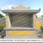 Lăng mộ bằng đá Trắng - Thiết kế hiện đại, thi công trọn gói
