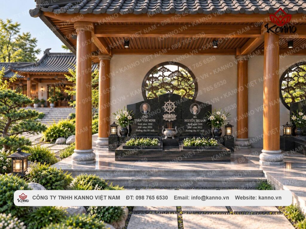 Mộ đôi đá hoa cương nguyên khối đen Ấn Độ – MĐ02 Mộ đá hoa cương nguyên khối tam cấp đen Ấn Độ - KN09 Mộ đôi đá hoa cương nguyên khối đen Ấn Độ – MĐ02