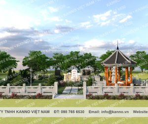 Khuôn Viên Mộ Gia Tộc Cao Cấp – Thiết Kế Cảnh Quan Sân Vườn